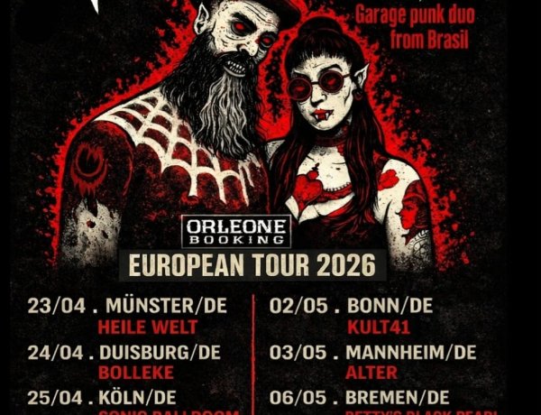 Morcegula anuncia sua primeira turnê europeia