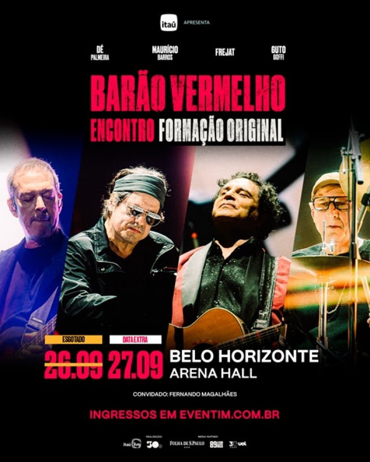 Barão Vermelho Encontro abre venda de ingressos